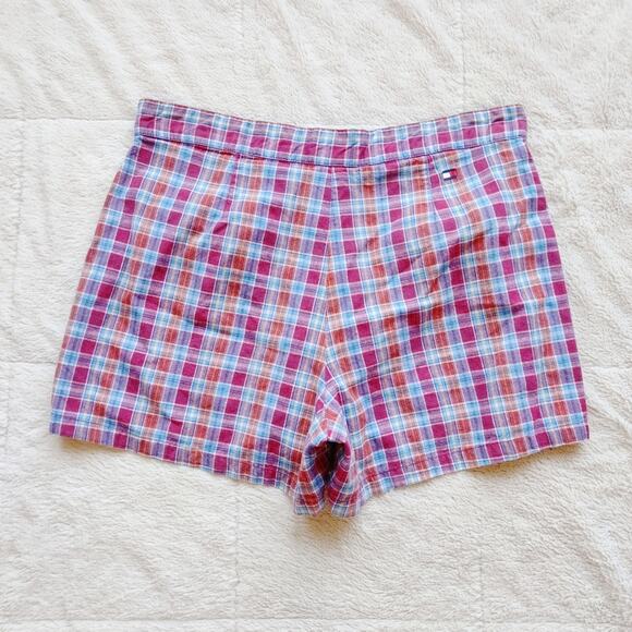 Tommy Hilfiger High Waisted Plaid Shorts - Picture 2 of 3